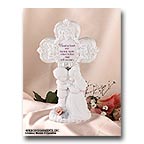 Precious Moments Couple and Cross Cake Top